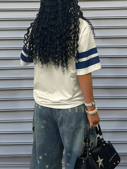 Women’s Short-Sleeve Shirt with Print