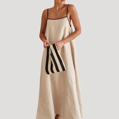 Women’s Spaghetti Strap Dress with Maxi Length