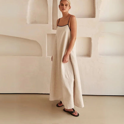 Women’s Spaghetti Strap Dress with Maxi Length