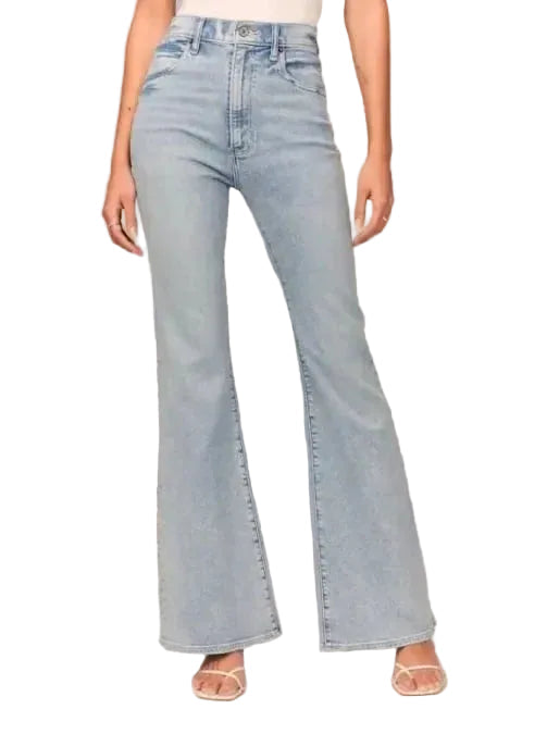 Women’s Straight Leg Denim Jeans with High Rise Fit