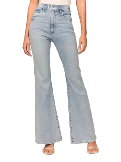 Women’s Straight Leg Denim Jeans with High Rise Fit